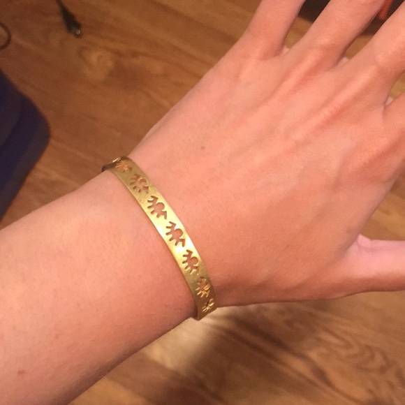Madewell gold eye bracelet - Picture 5 of 7